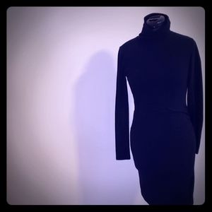 Banana Republic Black Turtleneck Dress